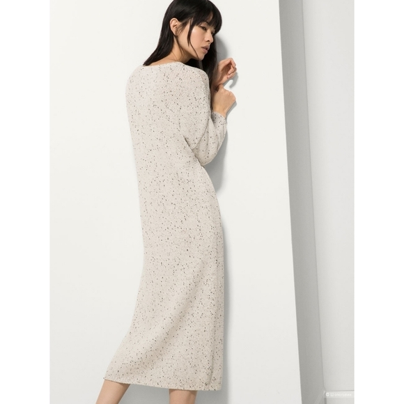 Massimo Dutti Dresses & Skirts - Massimo Dutti Crewneck Knit Sweater Midi Dress